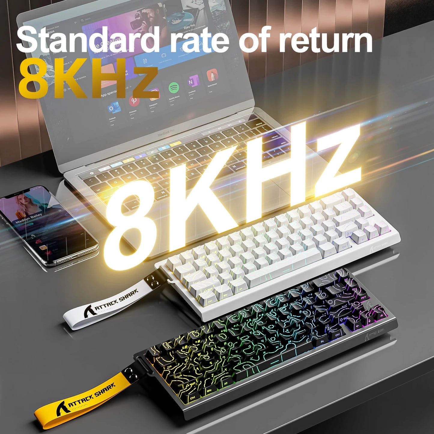 8K Magnetic Gaming Keyboard ATTACK SHARK