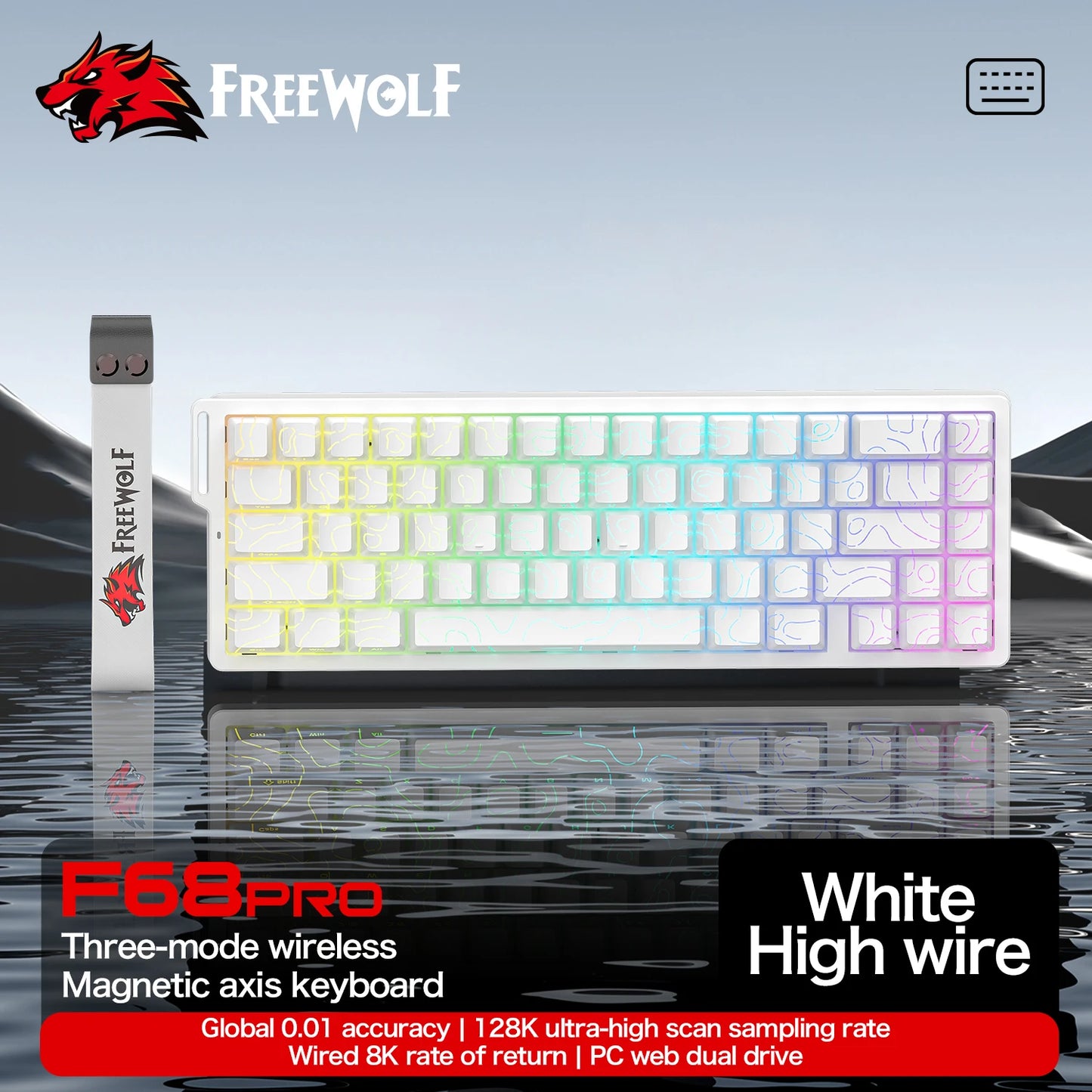 8K Magnetic Gaming Keyboard ATTACK SHARK