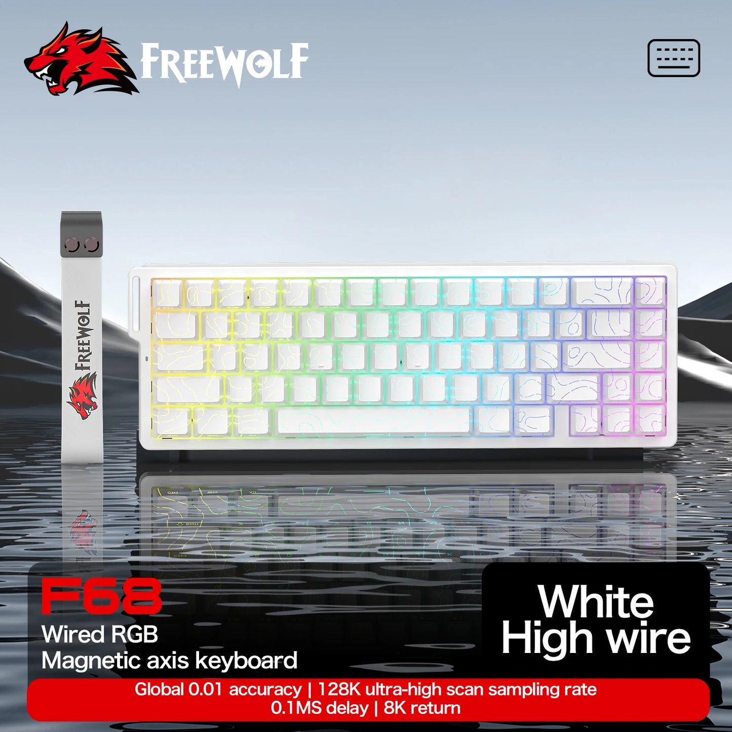 8K Magnetic Gaming Keyboard ATTACK SHARK